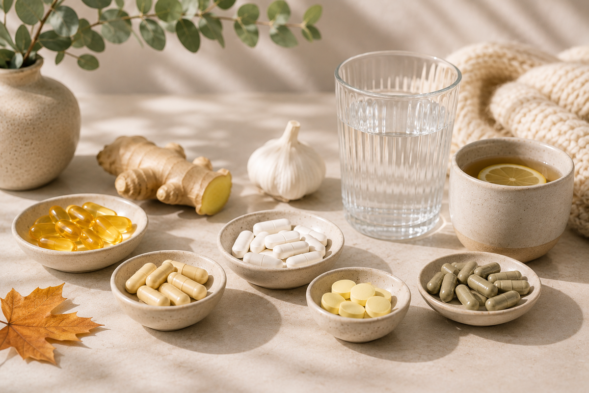 Immunsystem stärken im Herbst: Die 5 wichtigsten Vitalstoffe