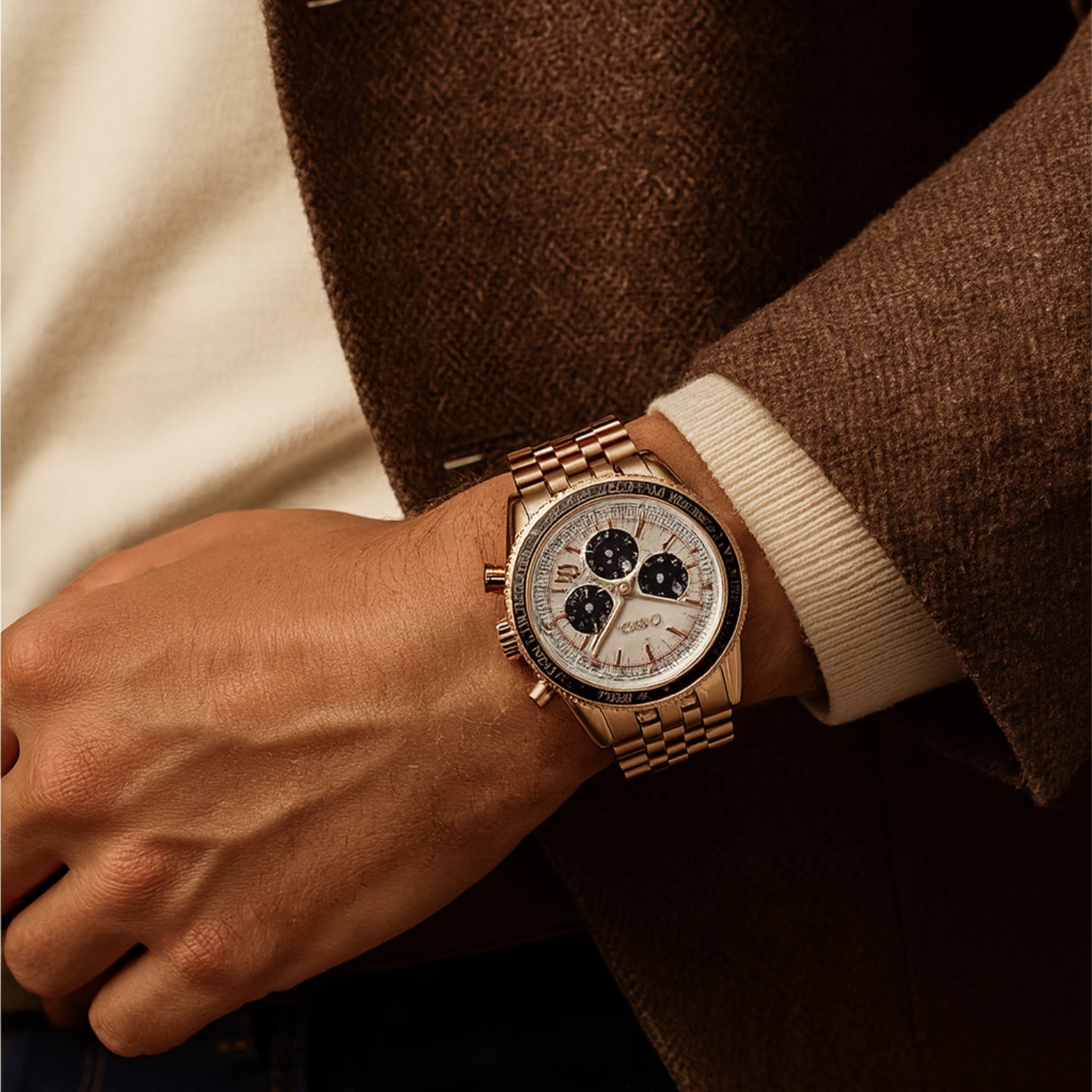 N.403 – klassischer Chronograph mit luxuriösem Finish