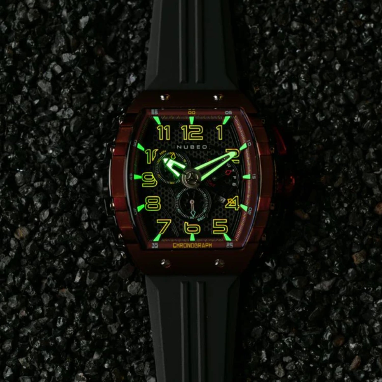 MAGELLAN RETROGRADE Chronograph – CRIMSON RED – NB-6088-03