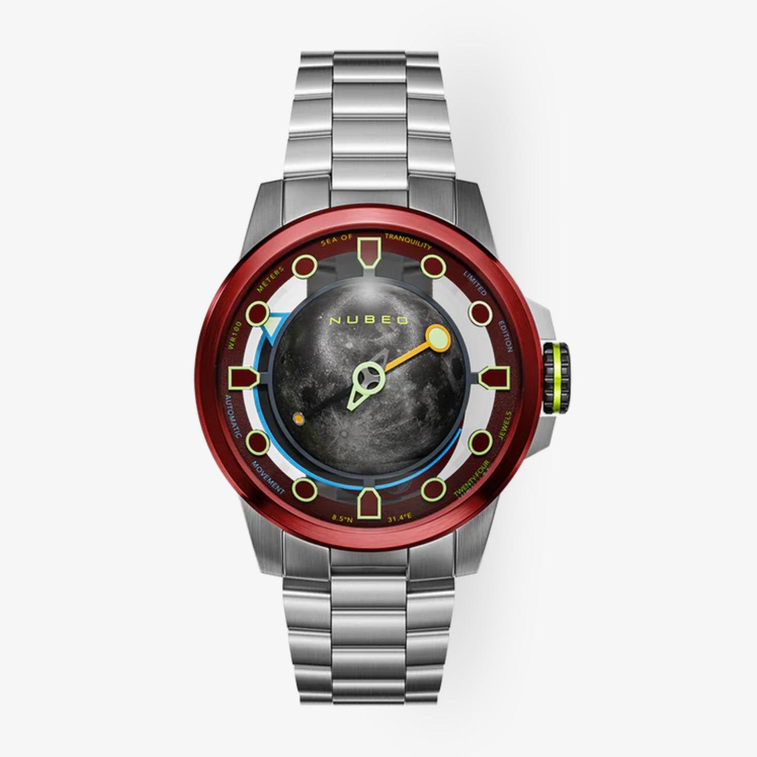 TRANQUILITY Automatic – GIBBOUS RED – NB-6091-44