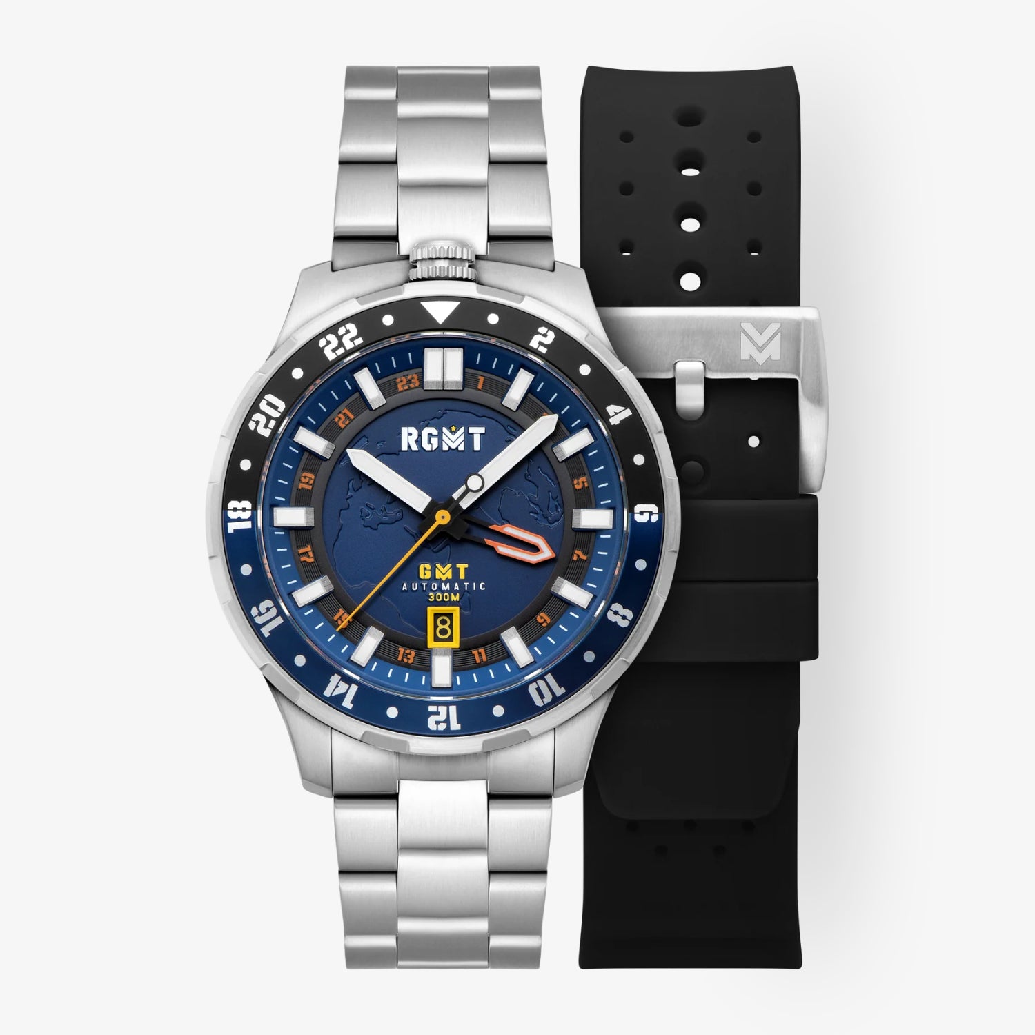 GLOBEMASTER GMT Automatic – MISSION BLUE – RG-8067-44