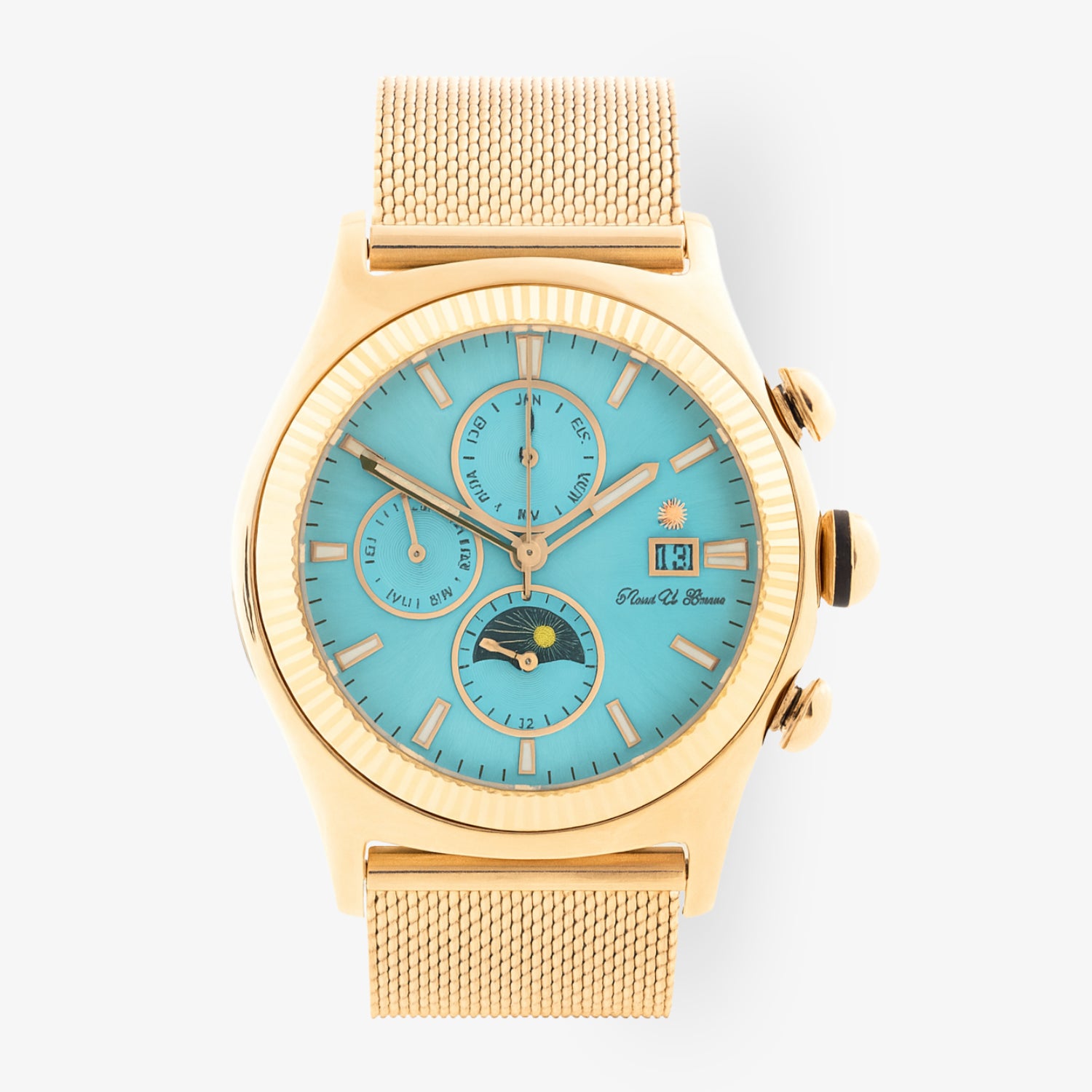 Automatik-Uhr RUB05-0384-RM-tiffany – mit fluoreszierendem Zifferblatt