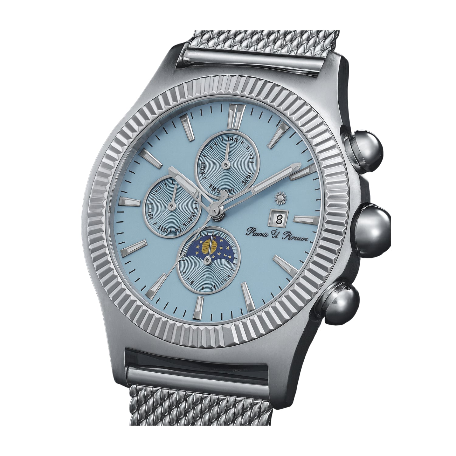 Automatik-Uhr – RUB05-0384-SM‑ebl – mit lumineszierendem Zifferblatt
