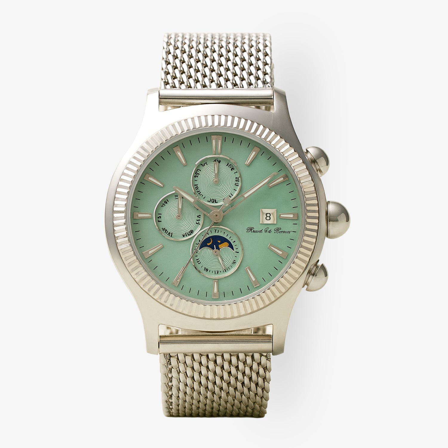 Automatik-Uhr RUB05-0384-SL-ant – Mint mit lumineszierendem Zifferblatt