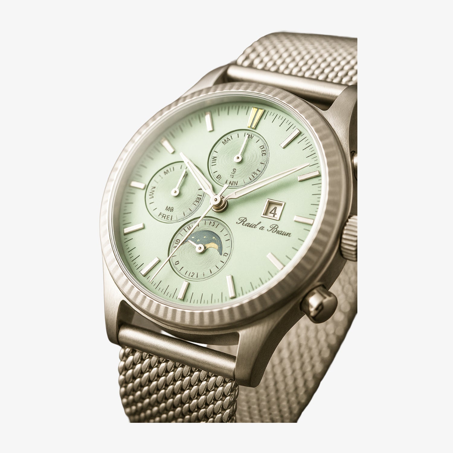 Automatik-Uhr RUB05-0384-SL-ant – Mint mit lumineszierendem Zifferblatt