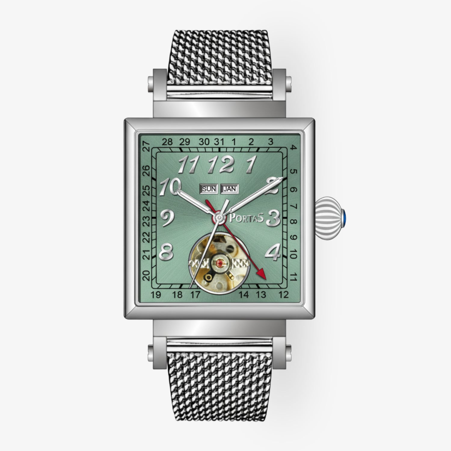 Automatikuhr PS81I-2L36-01SM-mintgreen «Hommage 1770»