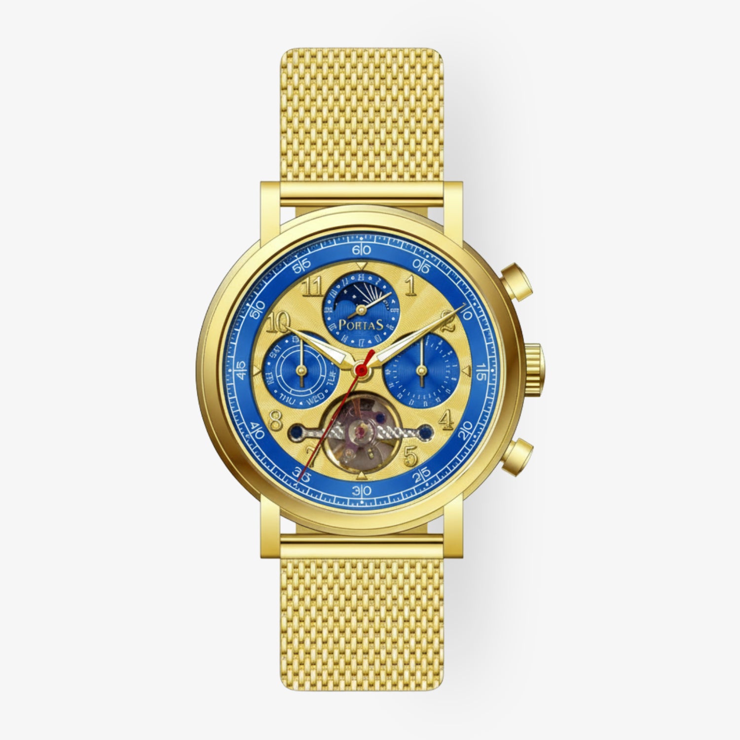 Automatikuhr PS42I-JHL06-01GM-go-bl «Hommage 1770»