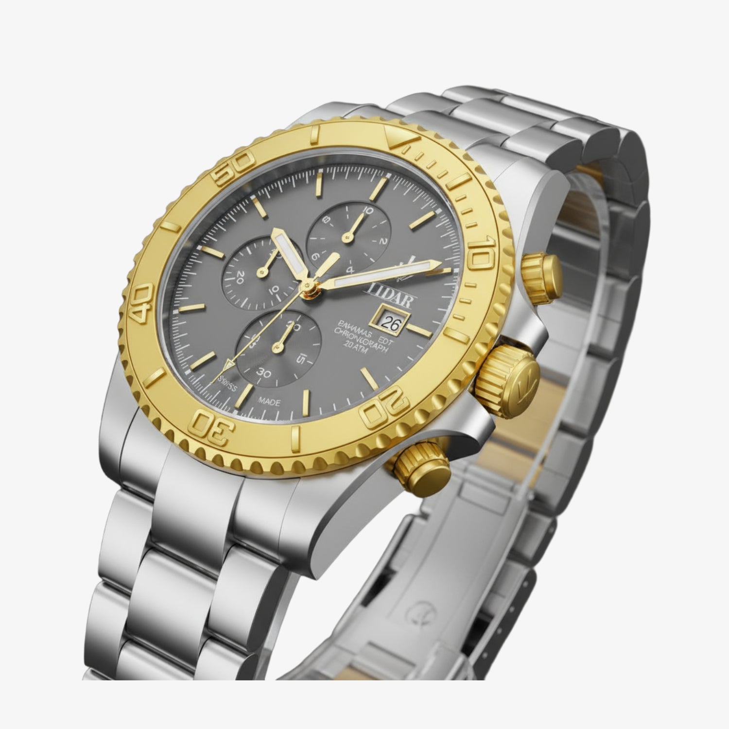 VR012-3540D-SG-gra «Swiss Made» Chronograph