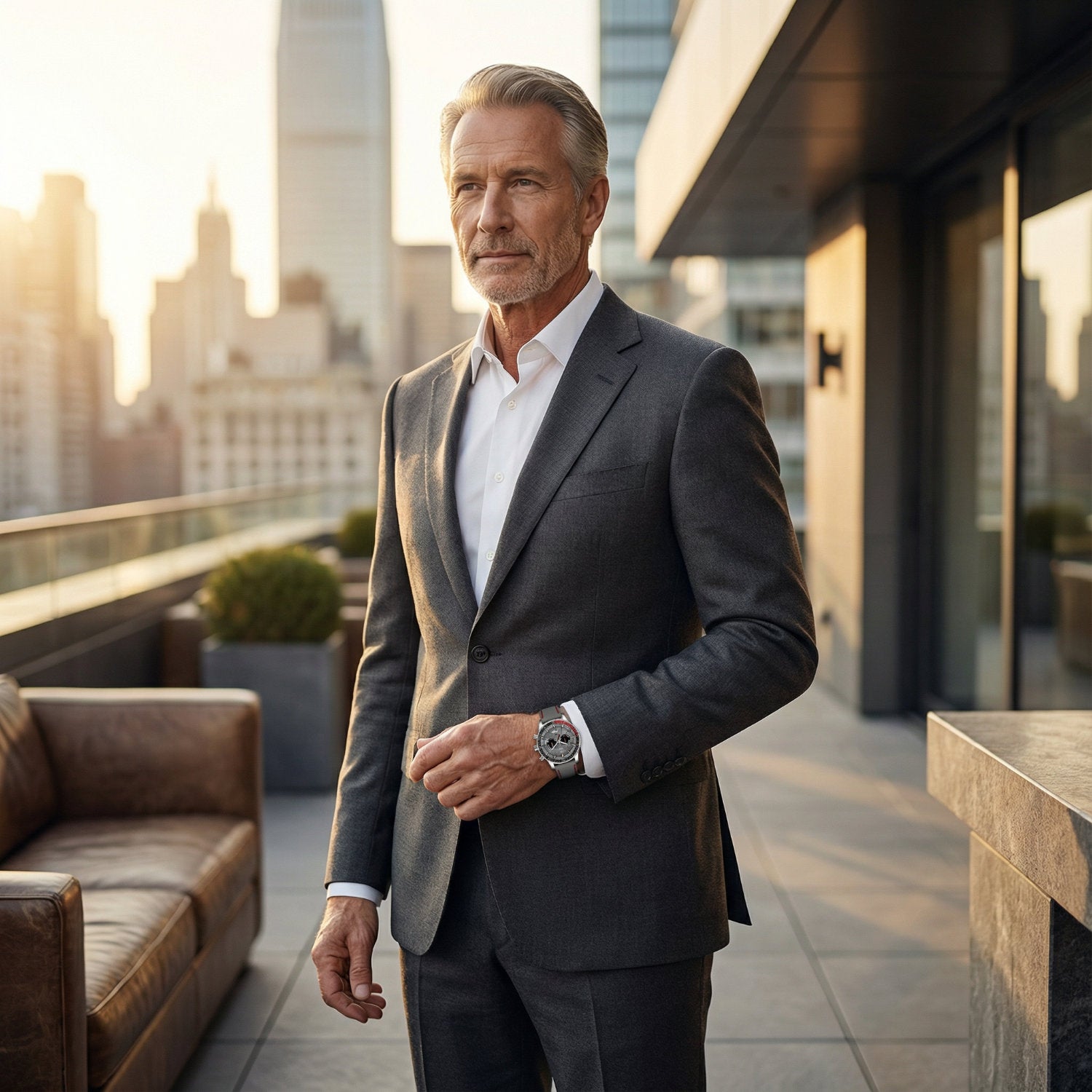 Automatikuhr RUB05-0551-SL-gra-s