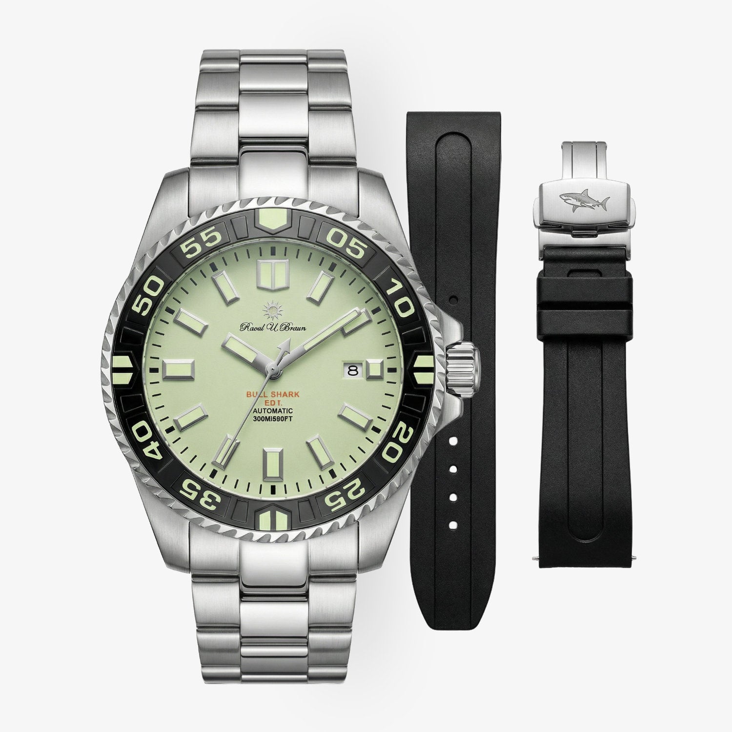 Automatikuhr RUB05-0575-SS-ol «Bullshark»