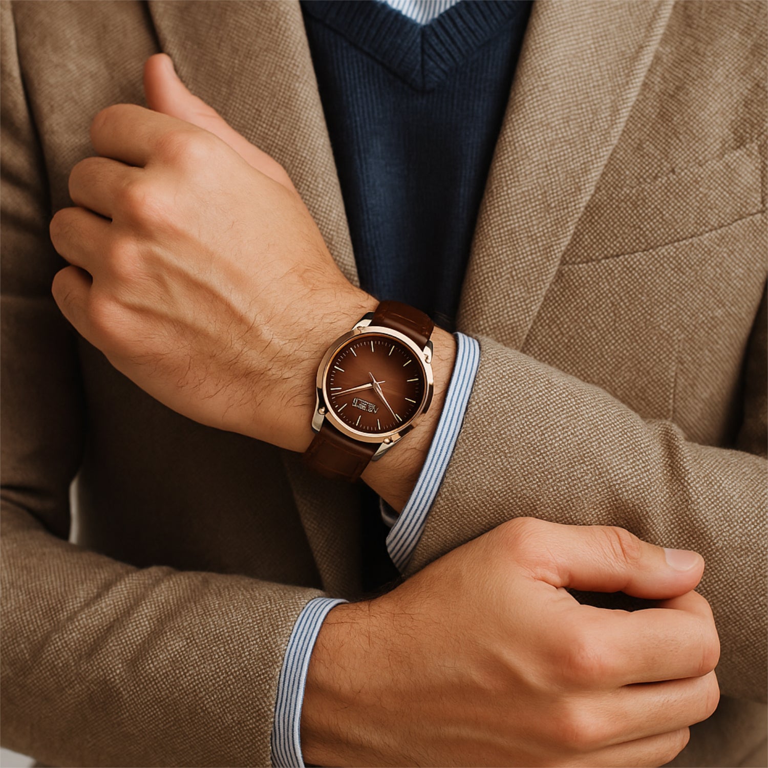 Montre automatique VR018-200-01SRL-br «Cap Ferrat»