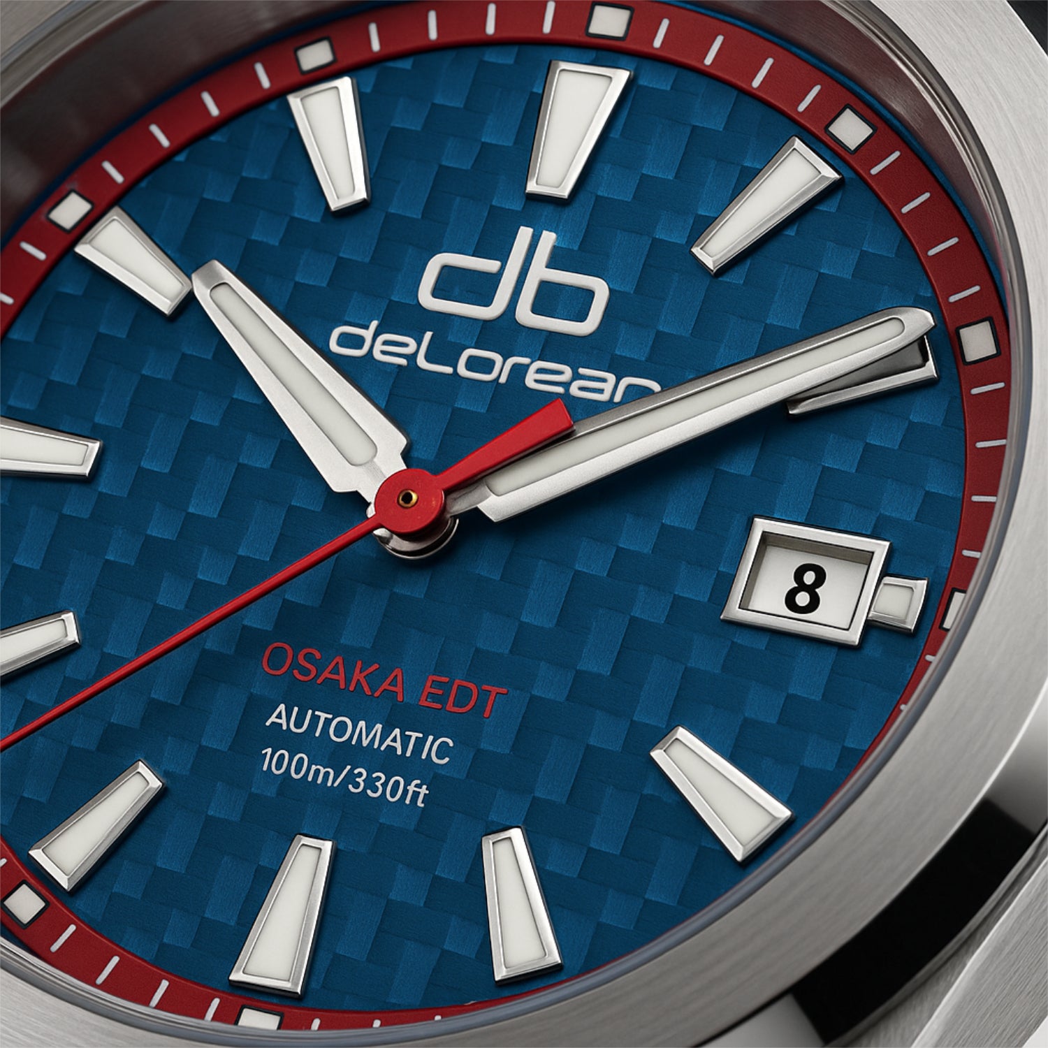 Automatikuhr DL05-8215-SL-bl-r «Osaka» - Limited Edition