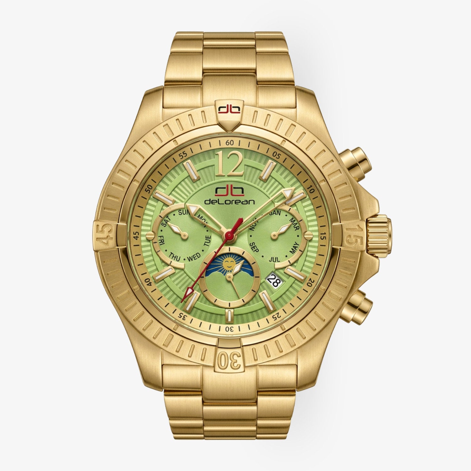 Automatikuhr DL05-1270-GG-lime FANGIO