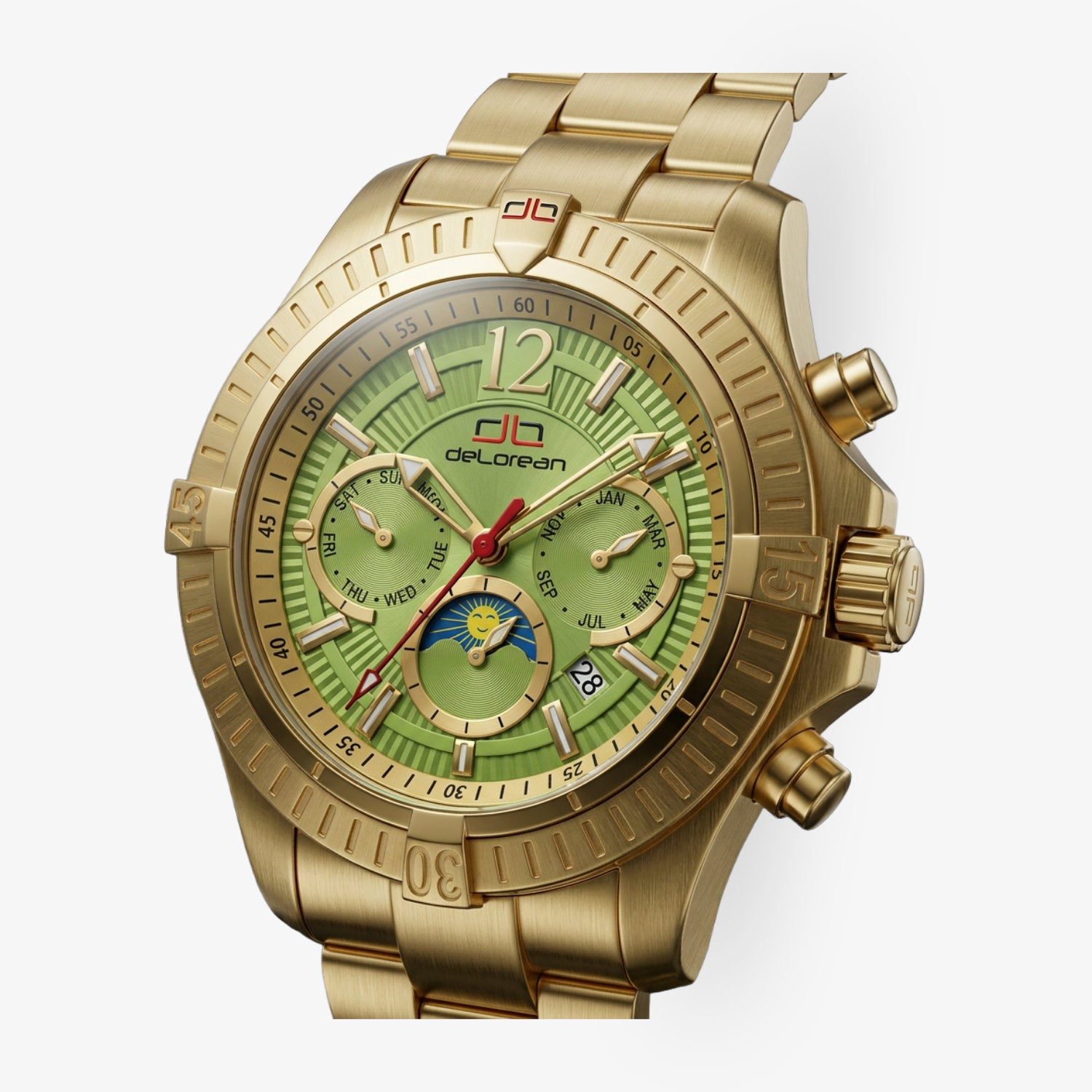 Automatikuhr DL05-1270-GG-lime FANGIO