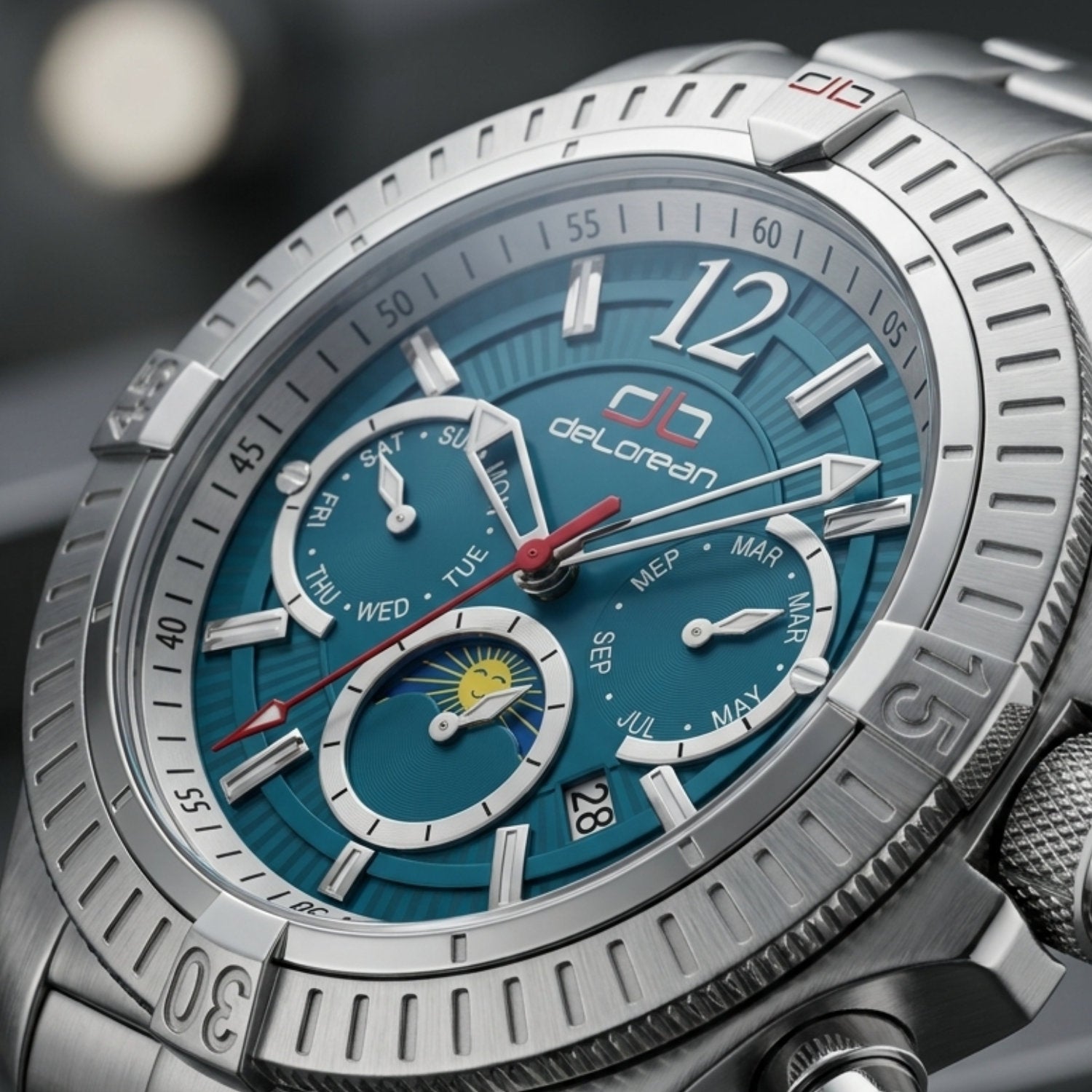 Automatikuhr DL05-1270-SS-petrol FANGIO