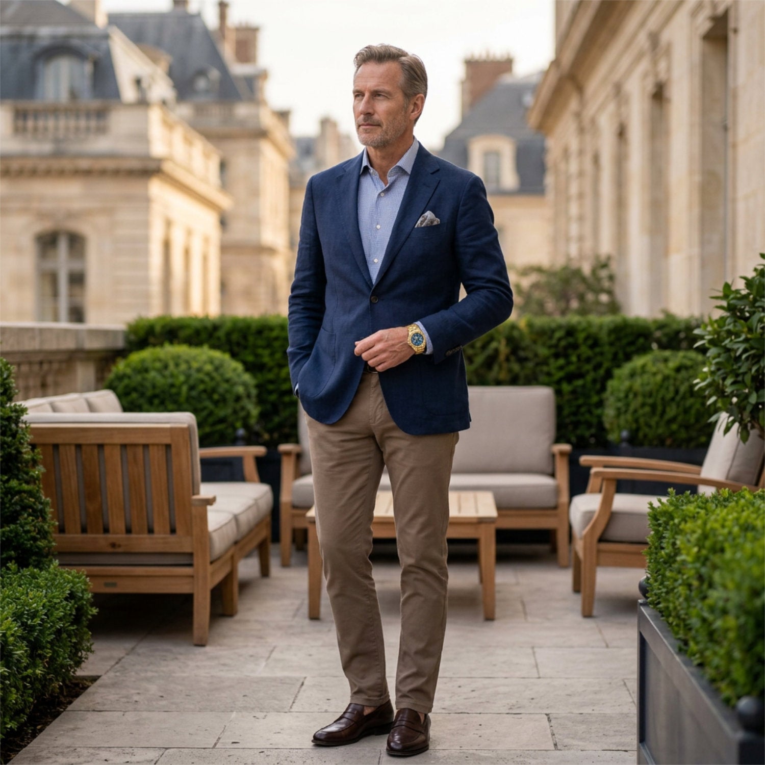 Automatikuhr DL05-1270-GG-bl «FANGIO»