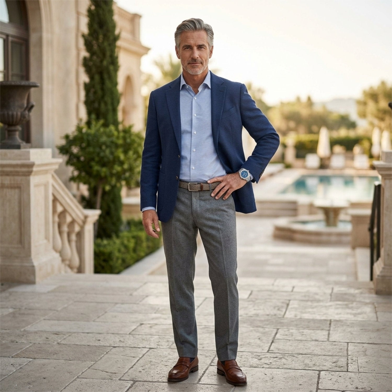 Automatikuhr DL05-1270-SS-bl «FANGIO»