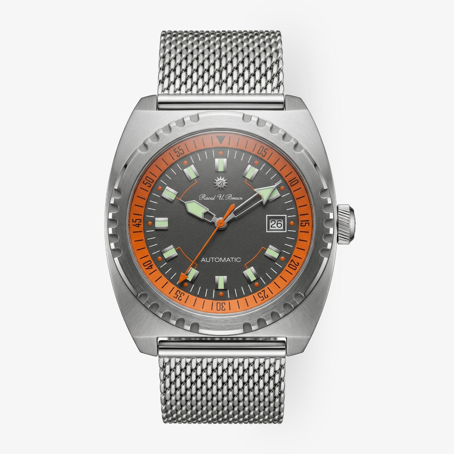 Automatikuhr RUB05-0586-SM-gra-or