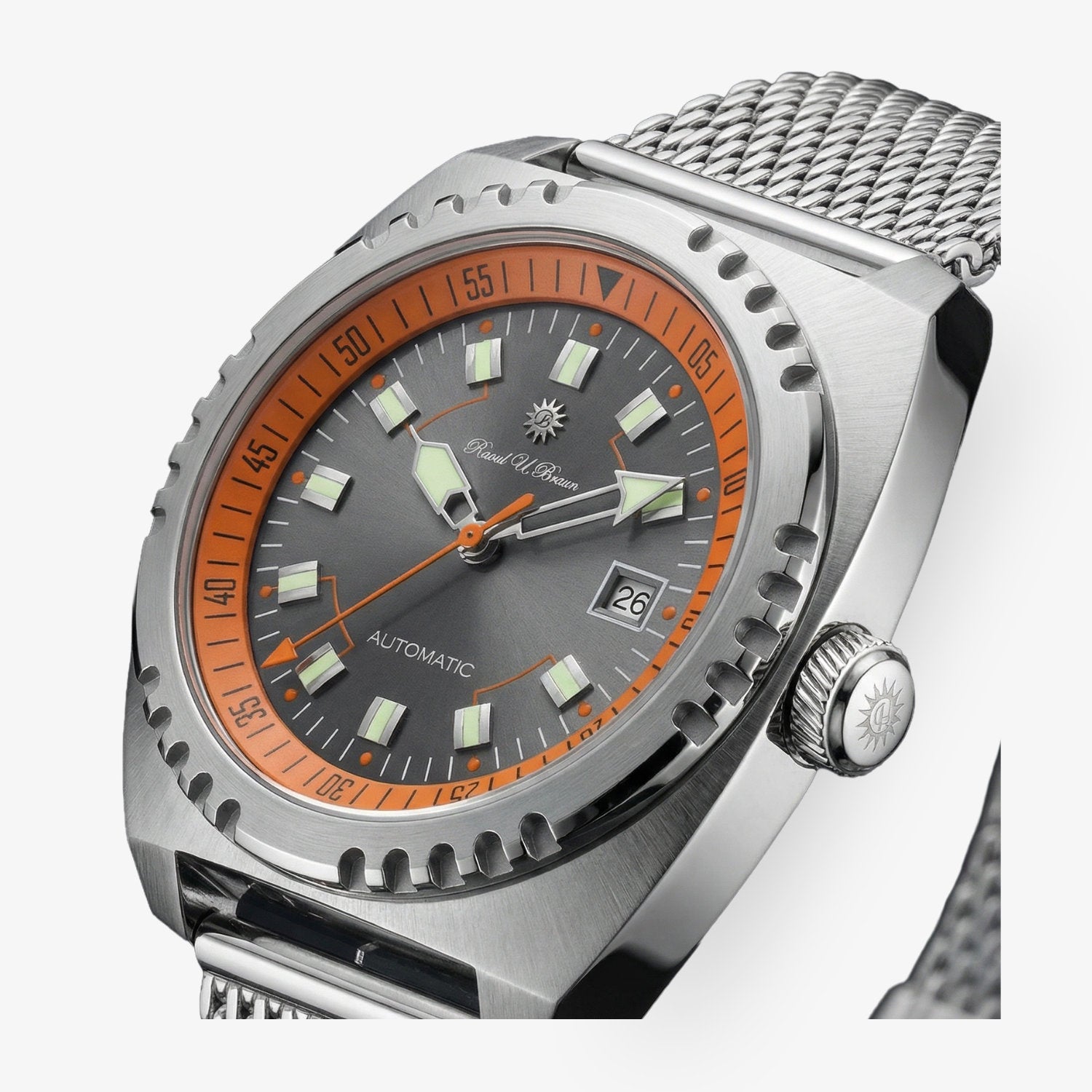 Automatikuhr RUB05-0586-SM-gra-or