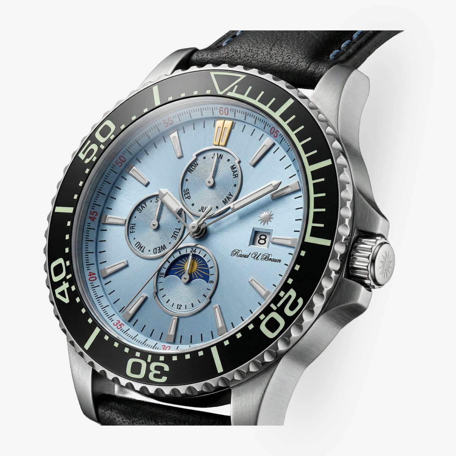 Automatikuhr RUB05-0580-SL-eisbl