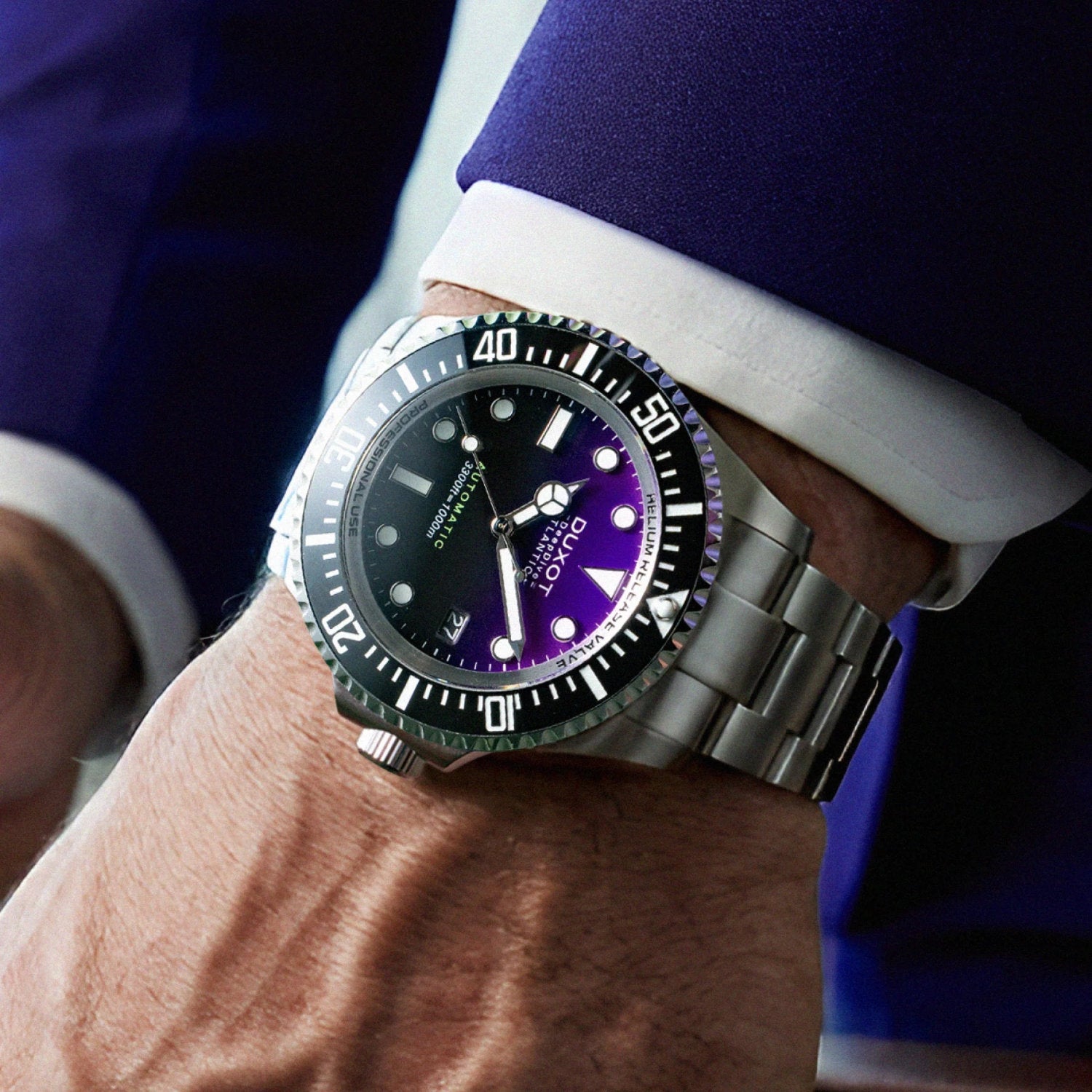 Atlantica Deep Dive Automatikuhr DX-2066-66 «Blackberry» Limited Edition