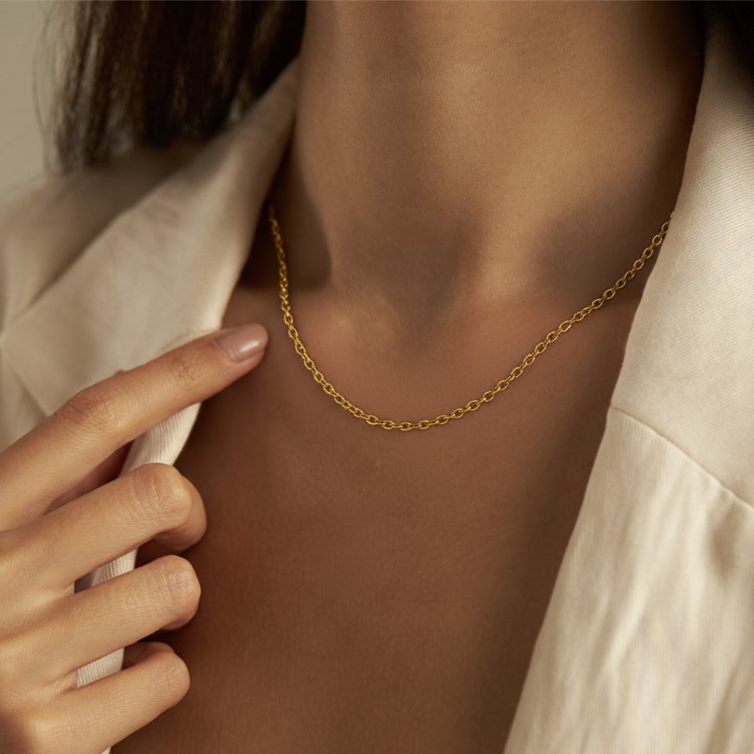 Ankerkette Golden Flex Chain – 585er Gelbgold, ca. 2,0 g