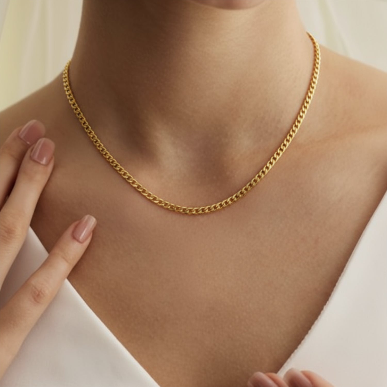 Panzerkette – 585er Gelbgold, ca. 4,9 g