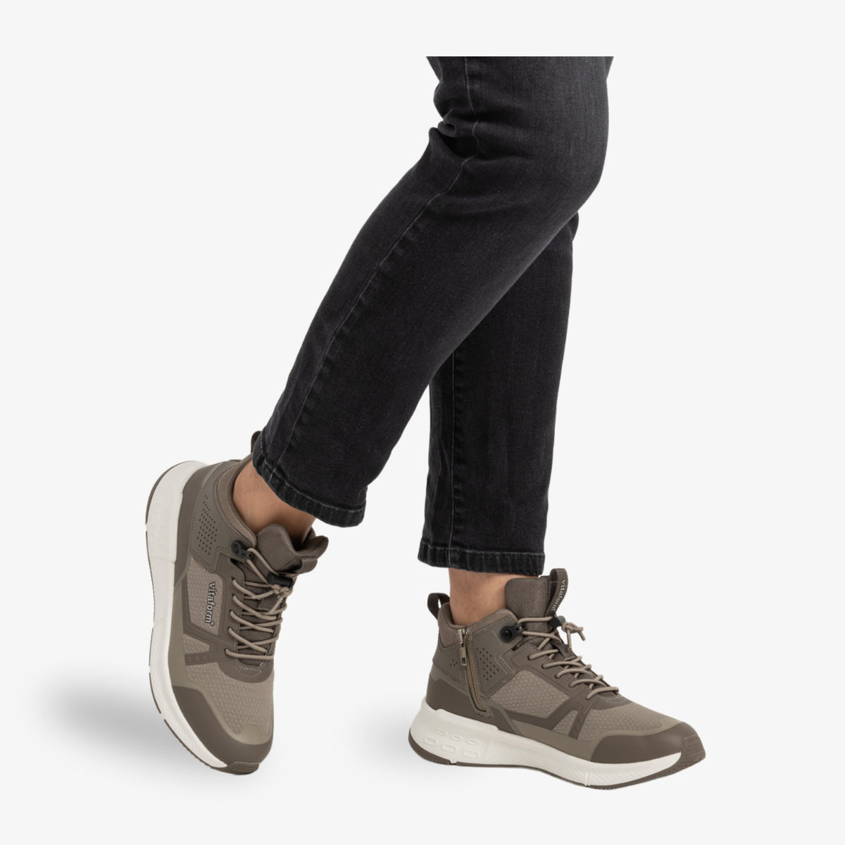 VITAFORM Trekkingschuh Titlis in Dunkeltaupe – Ansicht 9