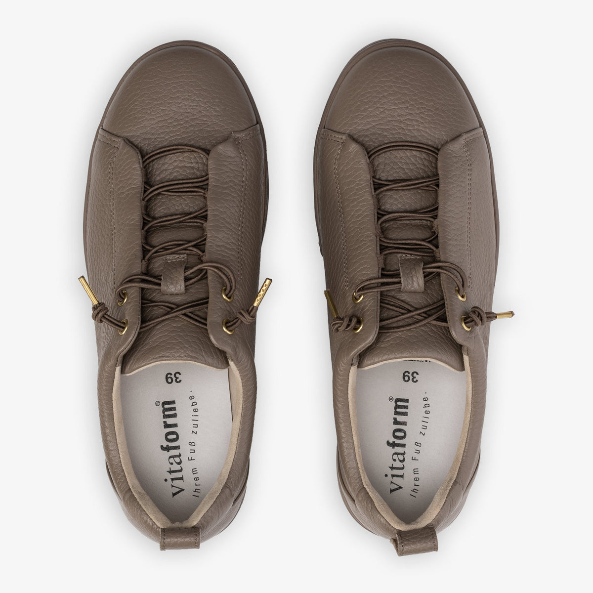 VITAFORM Sneaker Hirschleder Corvatsch in Taupe – Ansicht 5