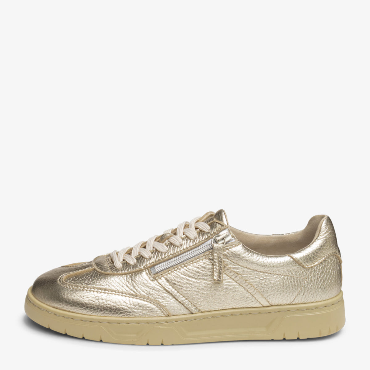 VITAFORM Sneaker Hirschleder Moléson in Gold – Ansicht 3