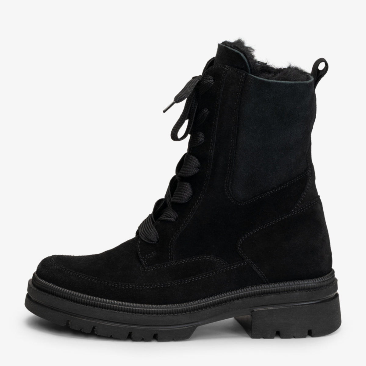 VITAFORM Stiefelette Veloursleder Zermatt in Schwarz – Ansicht 3