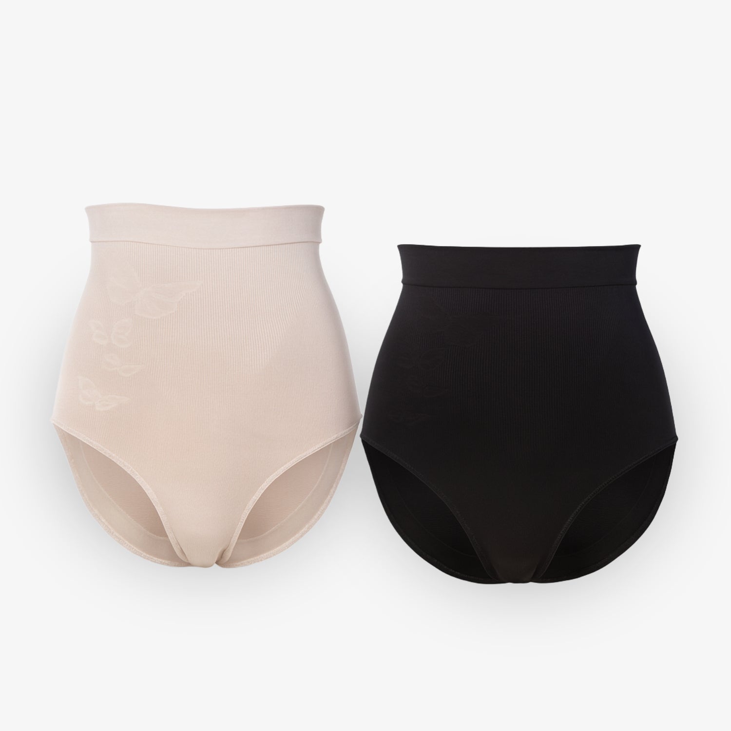 Shapewear Komfort Maxi-Slip im Schmetterling-Design – 2er Set