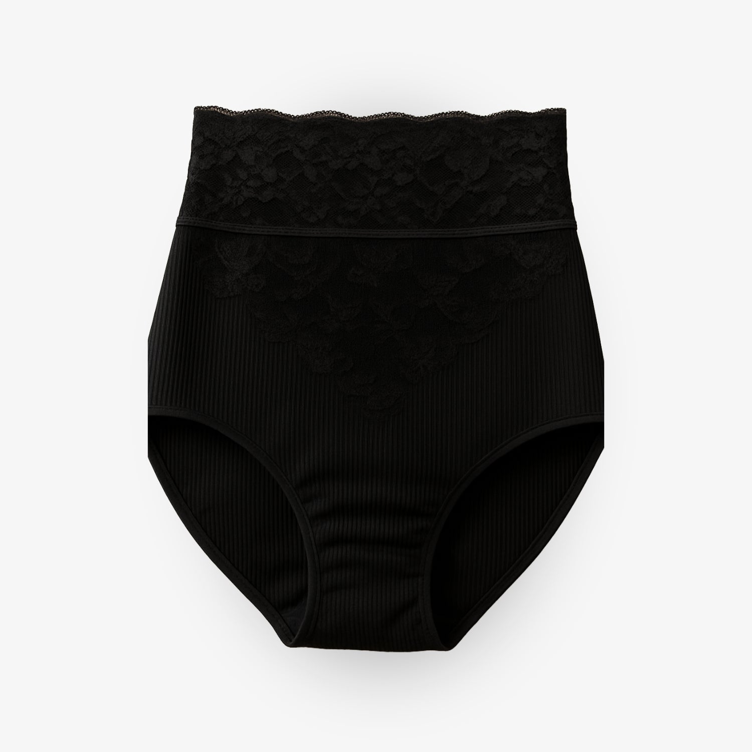 Shapewear Komfort Maxi-Slip mit Spitzenbündchen – 2er Set