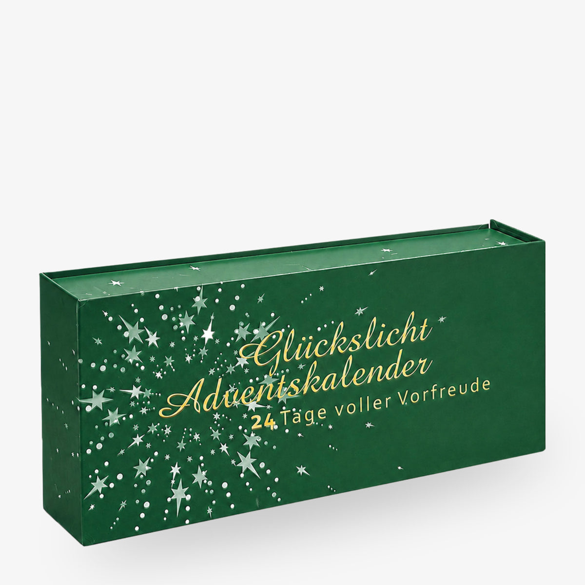 Calendario dell'Avvento con candeline "Luce fortunata" con 24 lumini portatori di messaggi