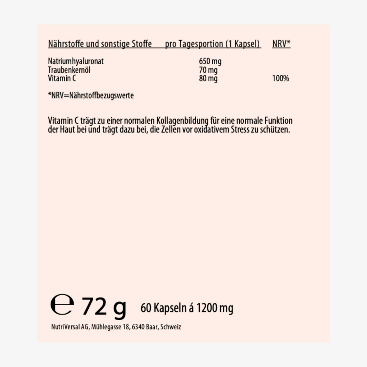 Hyaluron BI Caps – 60 Kapseln