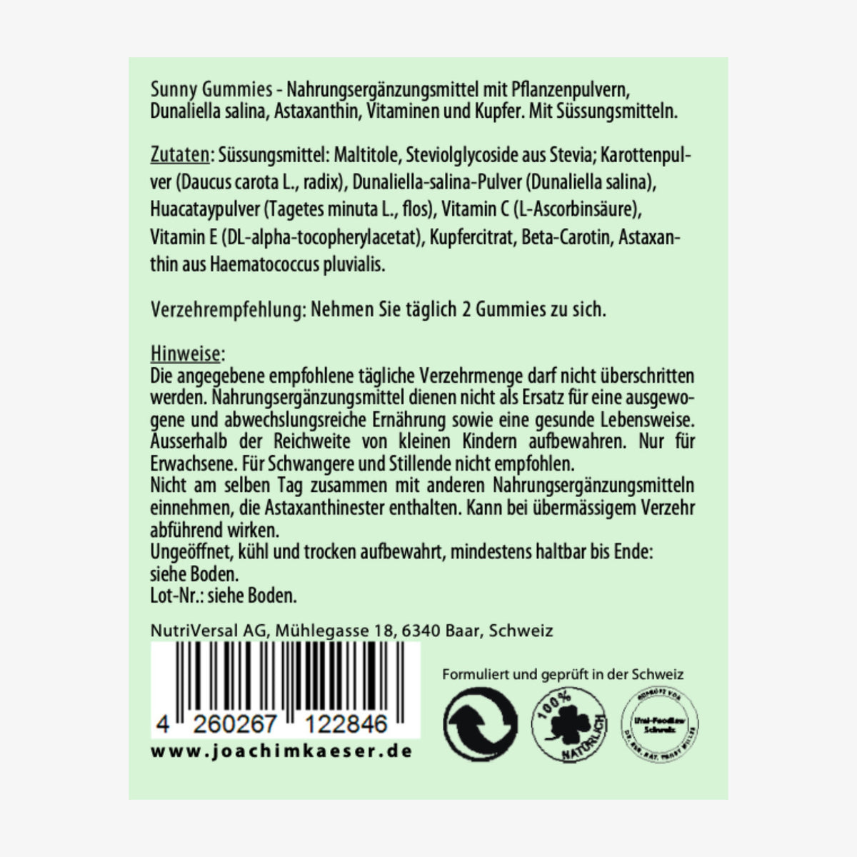 Sunny Gummies – 60 gommose