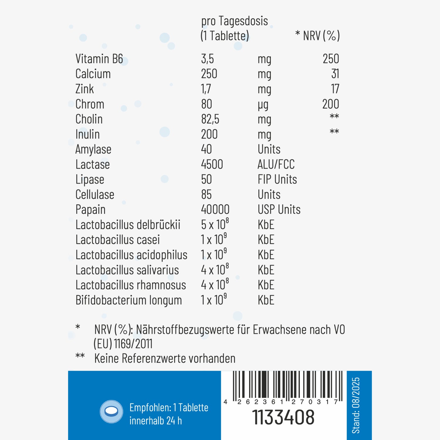 Pancreas – 90 compresse