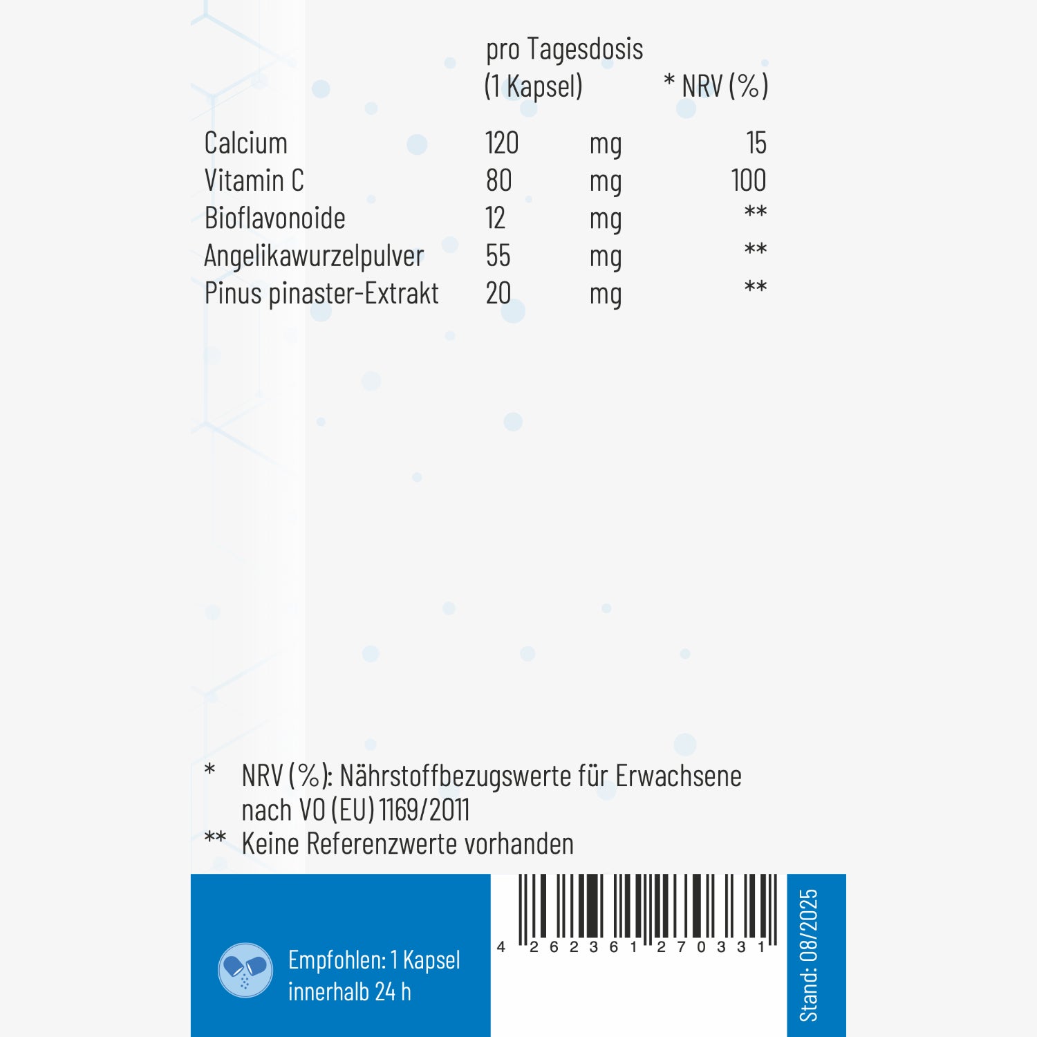 Vasi sanguigni – 90 capsule