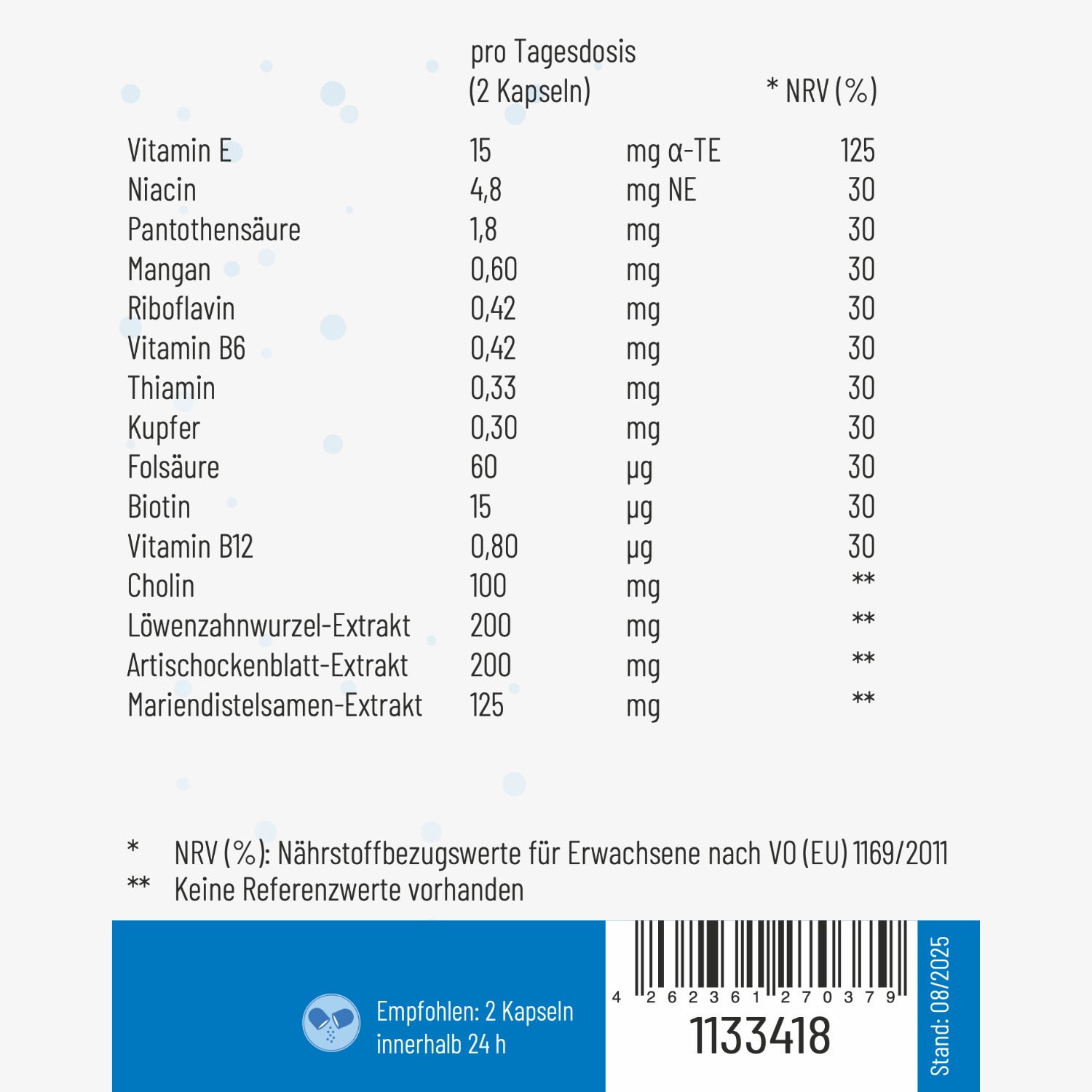 Fegato – 180 capsule