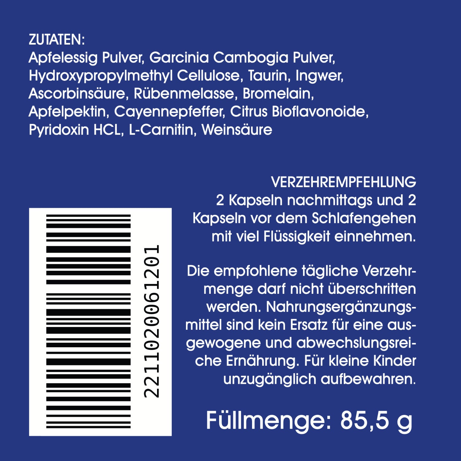 Night Slim – 120 Kapseln