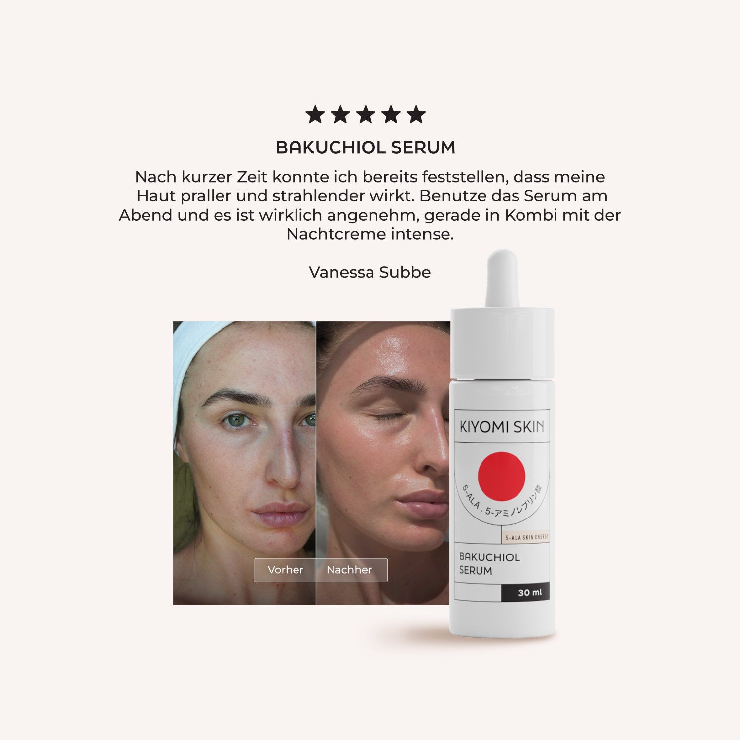 Bakuchiol Serum – Sanftes Anti-Aging Serum für sensible Haut – 30 ml