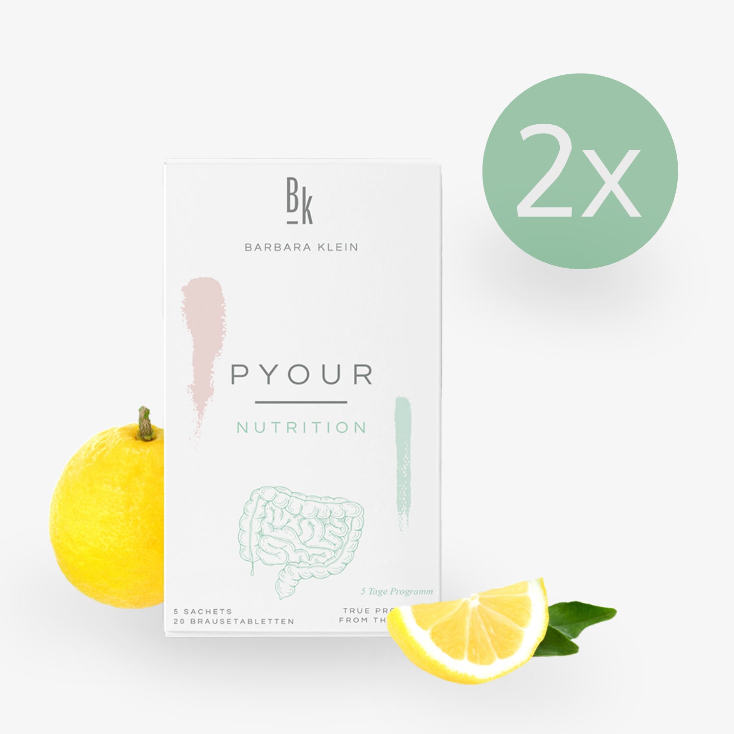 Programma PYOUR di 5 giorni – pulizia intestinale con 2QR