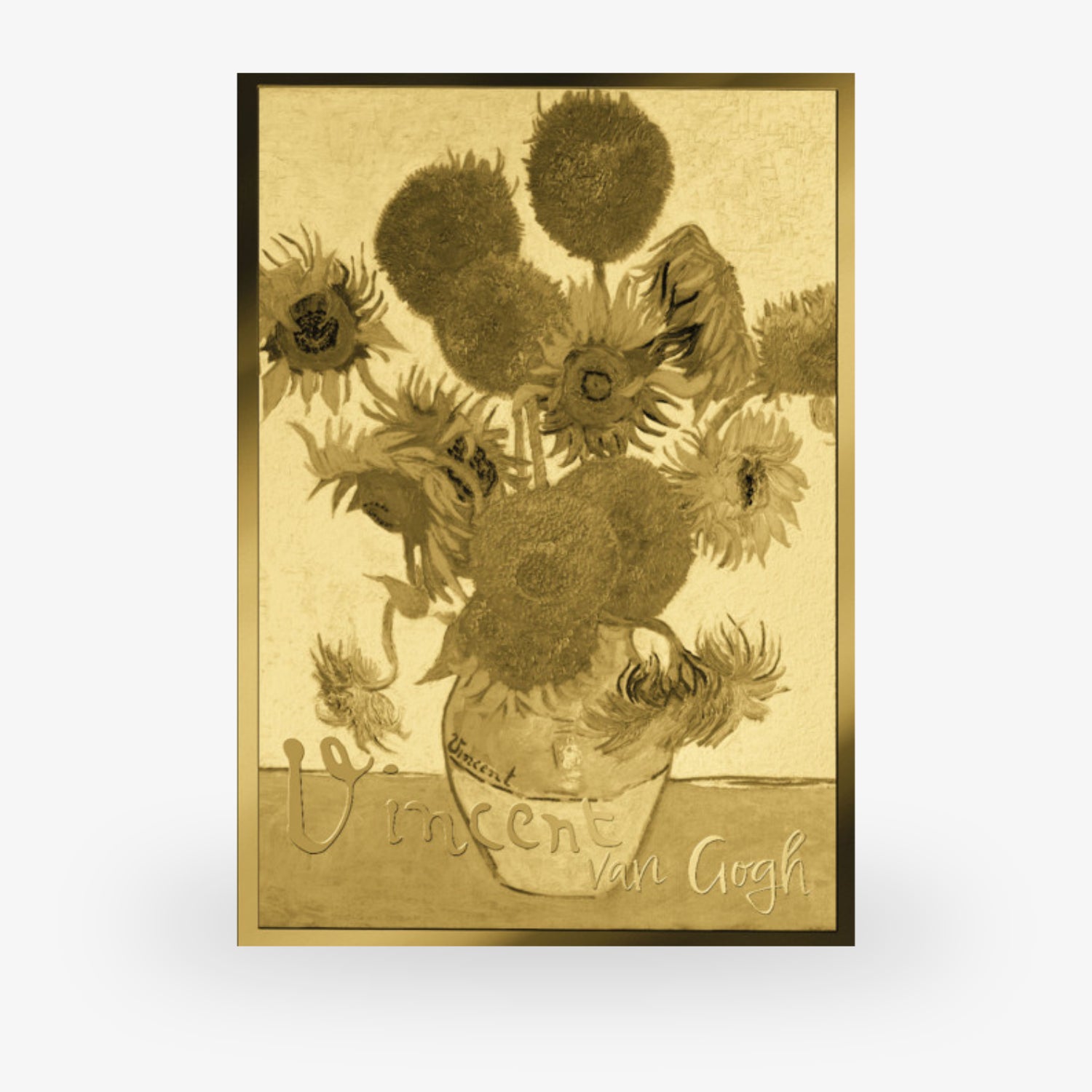 Carte commémorative Vincent van Gogh – I – Quinze tournesols