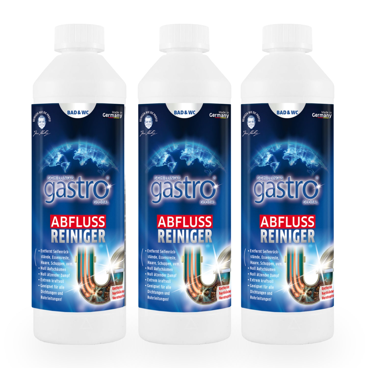 Abflussfrei – 3 x 500 ml