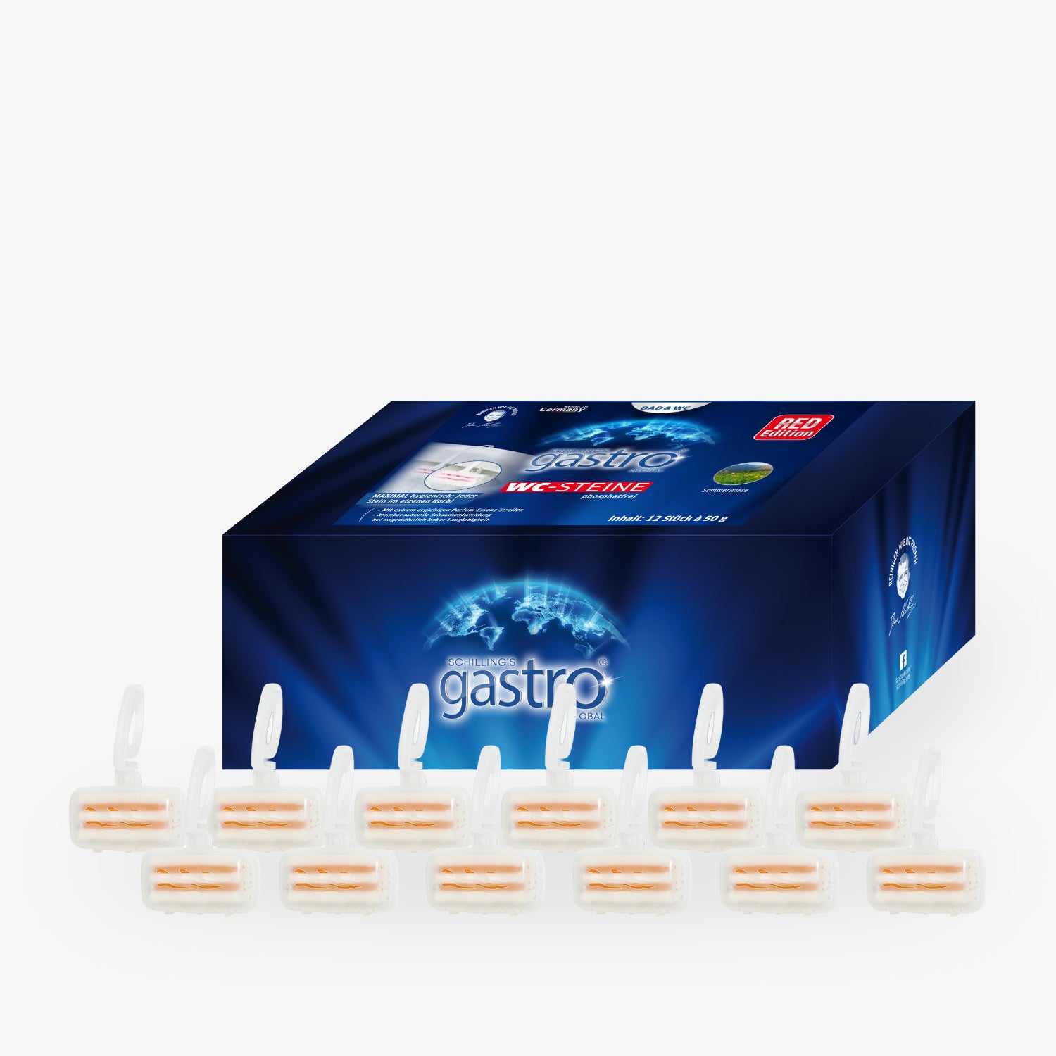 Global – 12 x WC Steine