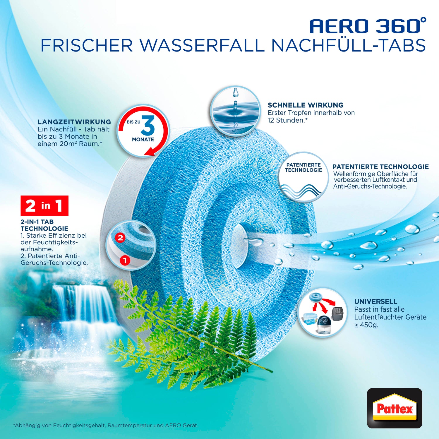 AERO 360° Nachfüll-Tabs für Luftentfeuchter