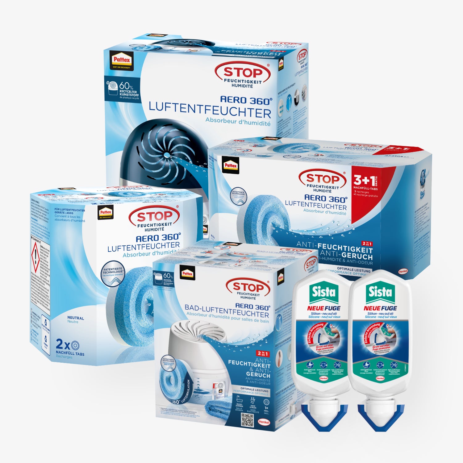 Anti-Schimmel-Set – 6-teilig Komplettpaket für ein gesundes Raumklima