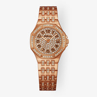 F.412 – Montre femme luxueuse avec une lunette octogonale saisissante