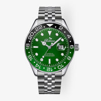 F.446 – montre sportive classique en vert irlandais avec lunette tournante bicolore