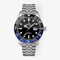 F.448 – Montre classique-sportive avec lunette tournante bicolore – Batman